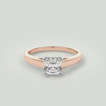 Anna  18kt Rose Gold Asscher Cut Engagement Ring