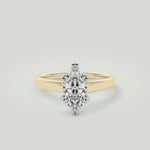 Anna  18kt Yellow Gold Marquise Cut Engagement Ring