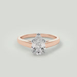 Anna  18kt Rose Gold Pear Cut Engagement Ring