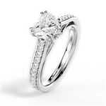 Deborah Heart Cut Lab Grown Diamond Platinum Engagement Ring - View 2