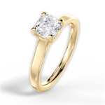Ariana Asscher Cut Lab Grown Diamond 18Kt Yellow Gold Engagement Ring - View 4