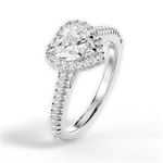 Jenny Heart Cut Lab Grown Diamond 14Kt White Gold Engagement Ring - View 2