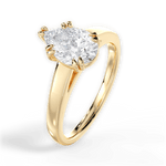 Courtney Pear Cut Lab Grown Diamond 18Kt Yellow Gold Engagement Ring - View 4
