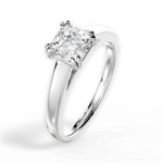 Anna Asscher Cut Lab Grown Diamond 14Kt White Gold Engagement Ring - View 2