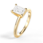 Casey Radiant Cut Lab Grown Diamond 18Kt Yellow Gold Engagement Ring - View 2