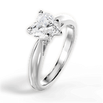 Amy Heart Cut Lab Grown Diamond 14Kt White Gold Engagement Ring - View 2