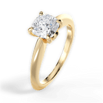 Diana Cushion Cut Lab Grown Diamond 18Kt Yellow Gold Engagement Ring - View 4