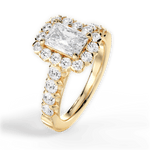 Lacey Radiant Cut Lab Grown Diamond 18Kt Yellow Gold Engagement Ring - View 4