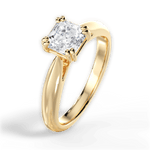 Gillian Asscher Cut Lab Grown Diamond 18Kt Yellow Gold Engagement Ring - View 4