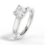Ariana Asscher Cut Lab Grown Diamond 14Kt White Gold Engagement Ring - View 4