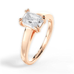 Courtney Radiant Cut Lab Grown Diamond 18Kt Rose Gold Engagement Ring - View 2