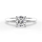 Amanda Cushion Cut Lab Grown Diamond Platinum Engagement Ring