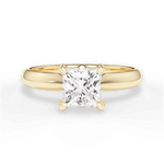 Diana Princess Cut Lab Grown Diamond 18Kt Yellow Gold Engagement Ring