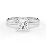 Anastasia Princess Cut Lab Grown Diamond 14Kt White Gold Engagement Ring