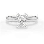 Anastasia Radiant Cut Lab Grown Diamond Platinum Engagement Ring