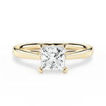Angie Princess Cut Lab Grown Diamond 18Kt Yellow Gold Engagement Ring