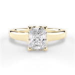 Carol Radiant Cut Lab Grown Diamond 18Kt Yellow Gold Engagement Ring