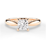 Colleen Princess Cut Lab Grown Diamond 18Kt Rose Gold Engagement Ring