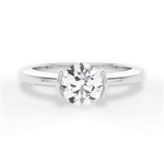 Bridget Heart Cut Lab Grown Diamond Platinum Engagement Ring