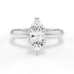 Anastasia Marquise Cut Lab Grown Diamond Platinum Engagement Ring