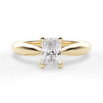 Dolores Radiant Cut Lab Grown Diamond 18Kt Yellow Gold Engagement Ring