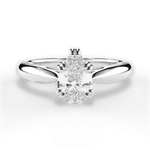 Camila Pear Cut Lab Grown Diamond Platinum Engagement Ring