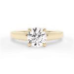 Cheryl Round Cut Lab Grown Diamond 18Kt Yellow Gold Engagement Ring