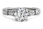 Gabriela Round Cut Lab Grown Diamond 18Kt White Gold Engagement Ring