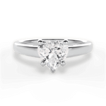 Adriana Heart Cut Lab Grown Diamond 14Kt White Gold Engagement Ring
