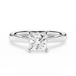 Angie Princess Cut Lab Grown Diamond Platinum Engagement Ring