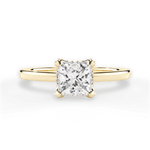 Gemma Princess Cut Lab Grown Diamond 18Kt Yellow Gold Engagement Ring