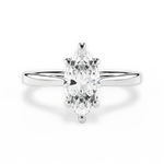 Angie Marquise Cut Lab Grown Diamond Platinum Engagement Ring