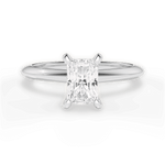 Alicia Radiant Cut Lab Grown Diamond Platinum Engagement Ring