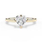 Bernadette Heart Cut Lab Grown Diamond 18Kt Yellow Gold Engagement Ring