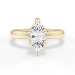 Claudia Marquise Cut Lab Grown Diamond 18Kt Yellow Gold Engagement Ring
