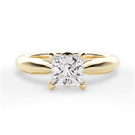 Dolores Princess Cut Lab Grown Diamond 18Kt Yellow Gold Engagement Ring