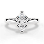 Camila Marquise Cut Lab Grown Diamond Platinum Engagement Ring