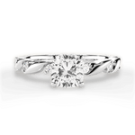 Emma Cushion Cut Lab Grown Diamond Platinum Engagement Ring