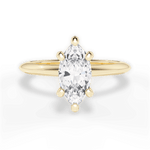 Casey Marquise Cut Lab Grown Diamond 18Kt Yellow Gold Engagement Ring