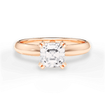 Claudia Asscher Cut Lab Grown Diamond 18Kt Rose Gold Engagement Ring