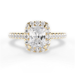 Ingrid Radiant Cut Lab Grown Diamond 18Kt Yellow Gold Engagement Ring