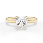 Diana Heart Cut Lab Grown Diamond 18Kt Yellow Gold Engagement Ring