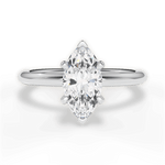 Brenda Marquise Cut Lab Grown Diamond 14Kt White Gold Engagement Ring