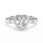 Erica Heart Cut Lab Grown Diamond 14Kt White Gold Engagement Ring