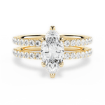 Christie Marquise Cut Lab Grown Diamond 18Kt Yellow Gold Engagement Ring