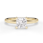 Brenda Princess Cut Lab Grown Diamond 18Kt Yellow Gold Engagement Ring