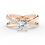 Jennifer Cushion Cut Lab Grown Diamond 18Kt Rose Gold Engagement Ring