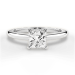 Brianna Princess Cut Lab Grown Diamond 18Kt White Gold Engagement Ring