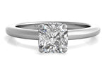 Brianna Asscher Cut Lab Grown Diamond 14Kt White Gold Engagement Ring