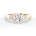 Dorothy Heart Cut Lab Grown Diamond 18Kt Yellow Gold Engagement Ring